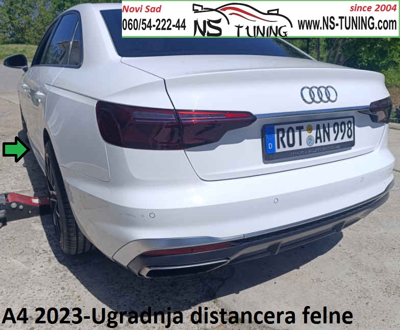 distanceri felne 5x112 audi a4 b9.5 2021 2022 novi sad ns tuning servis ugradnja